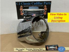 OEM 1961 Cadillac Deville Eldorado Fleetwood RIGHT PASSENGER SIDE OUTER LOW BEAM HEADLIGHT HOUSING BEZEL #5952452